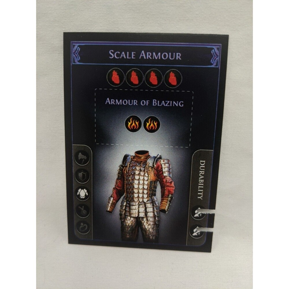 *Punched* Path Of Exile Exilecon Scale Armour Of Blazing Magic Trading Card